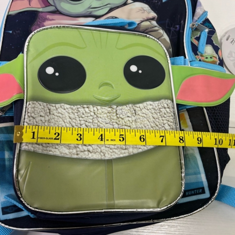 NWT Disney Star Wars Baby Yoda Backpack,Lunch Bag & Water Bottle - Picture 7 of 10